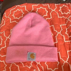 Pink winter hat